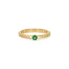 Flash Sale 🛒 Moon & Meadow 14K Yellow Gold Emerald Chain Link Ring Green/gold 🎁 -Moon Sales Store unnamed file 460