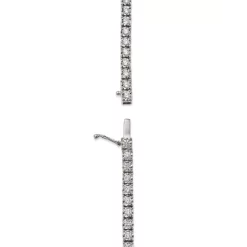 Best Sale 😉 Moon & Meadow Diamond Tennis Necklace In 14K White Gold, 3.96 Ct. T.w. - 100% Exclusive 💯 -Moon Sales Store unnamed file 474