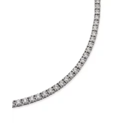 Best Sale 😉 Moon & Meadow Diamond Tennis Necklace In 14K White Gold, 3.96 Ct. T.w. - 100% Exclusive 💯 -Moon Sales Store unnamed file 475