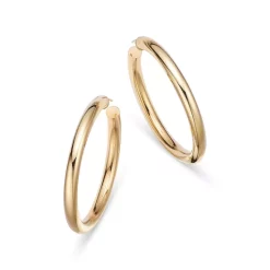Cheapest 🛒 Moon & Meadow 14K Yellow Gold Colby Hoop Earrings ❤️