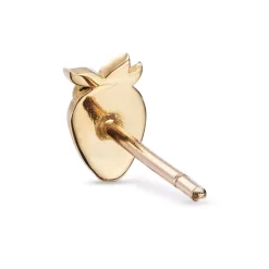 Flash Sale ✨ Moon & Meadow 14K Yellow Gold Enamel Strawberry Stud Earrings Pink/gold 🧨 -Moon Sales Store unnamed file 498
