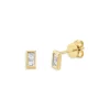 Hot Sale 🎁 Moon & Meadow 14K Yellow Gold Diamond Bar Stud Earrings - 100% Exclusive ⭐ -Moon Sales Store unnamed file 513