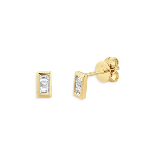 Hot Sale ๐ Moon & Meadow 14K Yellow Gold Diamond Bar Stud Earrings - 100% Exclusive โญ 3 Hot Sale ๐ Moon & Meadow 14K Yellow Gold Diamond Bar Stud Earrings - 100% Exclusive โญ