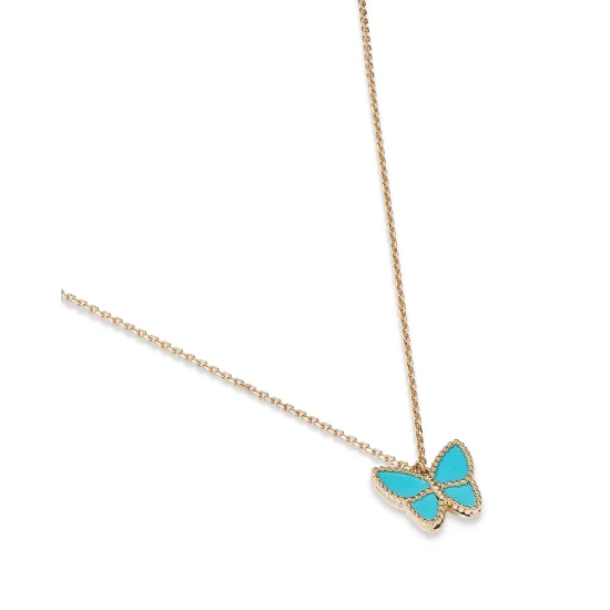 Hot Sale ๐ Moon & Meadow 14K Yellow Gold Butterfly Necklace, 18" Blue/gold ๐ 5 Hot Sale ๐ Moon & Meadow 14K Yellow Gold Butterfly Necklace, 18" Blue/gold ๐ - Image 3