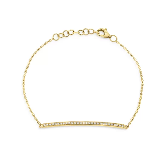 Buy 🔥 Moon & Meadow 14K Yellow Gold Diamond Bar Bracelet - 100% Exclusive 🤩 3 Buy 🔥 Moon & Meadow 14K Yellow Gold Diamond Bar Bracelet - 100% Exclusive 🤩