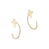 Promo 😍 Moon & Meadow Cross Front-to-Back Earrings In 14K Yellow Gold - 100% Exclusive ❤️ -Moon Sales Store unnamed file 524