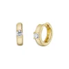 Best Sale 🥰 Moon & Meadow 14K Yellow Gold Diamond Huggie Hoop Earrings - 100% Exclusive 👍 -Moon Sales Store unnamed file 530