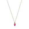 Brand new 🔔 Moon & Meadow 14K Yellow Gold Enamel Strawberry Pendant Necklace, 15-16" Pink/gold 🌟 -Moon Sales Store unnamed file 531