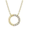 Best deal ✨ Moon & Meadow 14K Yellow Gold Diamond Circle Pendant Necklace, 16-18" - 100% Exclusive ✨ -Moon Sales Store unnamed file 535