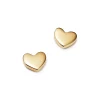 Outlet ⭐ Moon & Meadow Heart Stud Earrings In 14K Yellow Gold - 100% Exclusive ✨