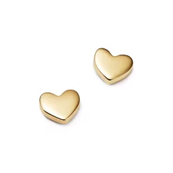 Moon Sales Store 22 Outlet โญ Moon & Meadow Heart Stud Earrings In 14K Yellow Gold - 100% Exclusive โจ