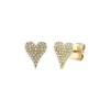 Hot Sale 😉 Moon & Meadow 14K Yellow Gold Diamond Pavé Heart Stud Earrings - 100% Exclusive 🥰 -Moon Sales Store unnamed file 558