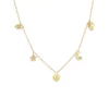 Buy 🔥 Moon & Meadow 14K Yellow Gold Diamond Multi Charm Necklace, 16-18" 😀 -Moon Sales Store unnamed file 561