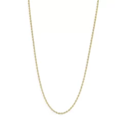Best deal 💯 Moon & Meadow 14K Yellow Gold Rope Chain Necklace, 18" ⌛
