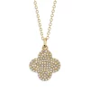 New 🥰 Moon & Meadow 14K Yellow Gold Diamond Pavé Clover Pendant Necklace, 16-18" - 100% Exclusive 👍 -Moon Sales Store unnamed file 568