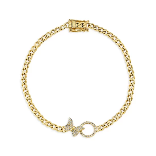 Promo โจ Moon & Meadow 14K Yellow Gold Diamond Pavรฉ Circle & Butterfly Link Bracelet - 100% Exclusive ๐งจ 3 Promo โจ Moon & Meadow 14K Yellow Gold Diamond Pavรฉ Circle & Butterfly Link Bracelet - 100% Exclusive ๐งจ