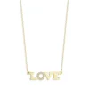 Top 10 ✔️ Moon & Meadow Diamond LOVE Necklace In 14K Yellow Gold, 0.08 Ct. T.w. 👍