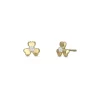 Best reviews of 🎁 Moon & Meadow 14K Yellow Gold Diamond Clover Stud Earrings 👏 -Moon Sales Store unnamed file 581