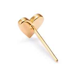 Brand new 👏 Moon & Meadow 14K Yellow Gold Enamel Heart Stud Earrings - 100% Exclusive Pink/orange 😀 -Moon Sales Store unnamed file 585