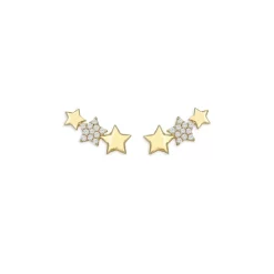Best reviews of 🤩 Moon & Meadow 14K Yellow Gold Diamond Star Stud Earrings ✔️