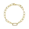 Brand new 🎁 Moon & Meadow 14K Yellow Gold Diamond Pavé Paperclip Link Bracelet - 100% Exclusive 🌟 -Moon Sales Store unnamed file 591