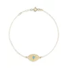 Deals 😉 Moon & Meadow Turquoise Evil Eye Bracelet In 14K Yellow Gold 🎉 -Moon Sales Store unnamed file 593