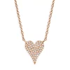 Best Pirce 😉 Moon & Meadow 14K Rose Gold Diamond Pavé Heart Pendant Necklace, 18" - 100% Exclusive 💯 -Moon Sales Store unnamed file 594