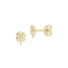 Discount 👍 Moon & Meadow 14K Yellow Gold & Diamond Clover Stud Earrings - 100% Exclusive 💯 -Moon Sales Store unnamed file 596