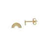 Best deal ⭐ Moon & Meadow Rainbow Arch Stud Earrings In 14K Yellow Gold 🤩