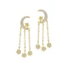 Coupon ❤️ Moon & Meadow 14K Yellow Gold Diamond Moon & Star Drop Earrings - 100% Exclusive 🌟 -Moon Sales Store unnamed file 613