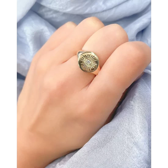 Best reviews of 🎁 Moon & Meadow 14K Yellow Gold Diamond Eye Ring - 100% Exclusive 🔥 4 Best reviews of 🎁 Moon & Meadow 14K Yellow Gold Diamond Eye Ring - 100% Exclusive 🔥 - Image 2