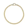 Budget 🔔 Moon & Meadow 14K Yellow Gold Diamond Clasp Curb Link Bracelet - 100% Exclusive 😀