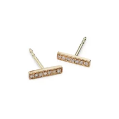 Top 10 👍 Moon & Meadow 14K Yellow Gold Diamond Bar Stud Earrings 👍 -Moon Sales Store unnamed file 638