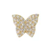 Budget 🎉 Moon & Meadow 14K Yellow Gold Diamond Pavé Butterfly Single Stud Earring 🧨 -Moon Sales Store unnamed file 648