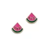 Best Sale 🧨 Moon & Meadow 14K Yellow Gold Enamel Watermelon Stud Earrings Pink/gold 🤩 -Moon Sales Store unnamed file 659