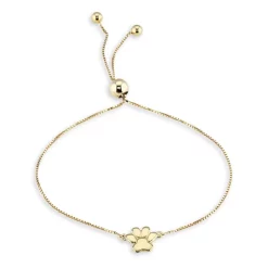 Buy 🔥 Moon & Meadow 14K Yellow Gold 🦮 Dog Paw Bolo Bracelet - 100% Exclusive 😉