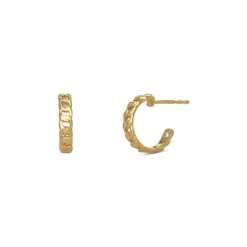 Cheapest ❤️ Moon & Meadow 14K Yellow Gold Chain Link Small Hoop Earrings ✨