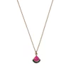 Budget 🛒 Moon & Meadow 14K Yellow Gold Enamel Watermelon Pendant Necklace, 15-16" Pink/gold 😍 -Moon Sales Store unnamed file 683