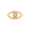 Best reviews of ✨ Moon & Meadow 14K Yellow Gold Diamond Evil Eye Single Stud Earring 🎉