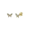 Discount 🌟 Moon & Meadow Diamond Butterfly Stud Earrings In 14K Yellow Gold, 0.16 Ct. T.w. - 100% Exclusive 😀 -Moon Sales Store unnamed file 703