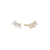 Best reviews of 🧨 Moon & Meadow 14K Yellow Gold White Topaz Ear Crawler Earrings - 100% Exclusive 🥰 -Moon Sales Store unnamed file 715