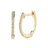 Budget 😍 Moon & Meadow 14K Yellow Gold Diamond Medium Huggie Hoop Earrings - 100% Exclusive 🥰 -Moon Sales Store unnamed file 78