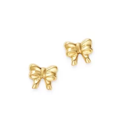 Cheap ๐คฉ Moon & Meadow 14K Yellow Gold Bow Stud Earrings - 100% Exclusive ๐ฅฐ