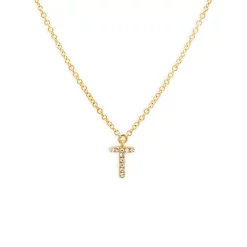 Best Sale ✔️ Moon & Meadow 14K Yellow Gold Diamond Initial Pendant Necklace, 18" - 100% Exclusive 🌟 -Moon Sales Store unnamed file 97